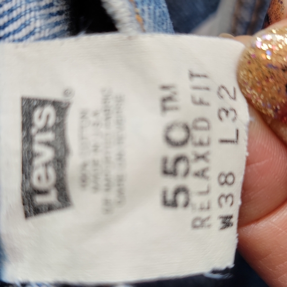 Men's 38x32 550 Levi Jeans - Picture 3 of 5